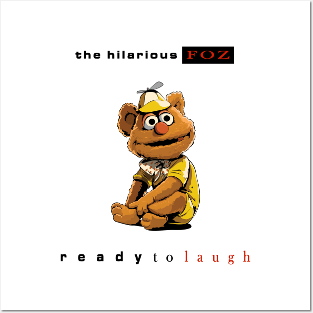 The Hilarious Foz: Ready to Laugh Wall Art by amodesigns